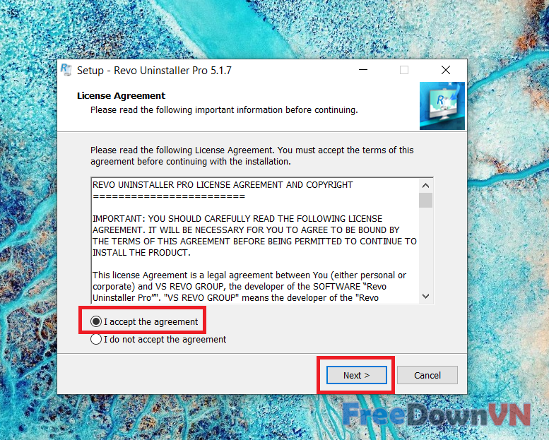 cài đặt Revo Uninstaller Pro