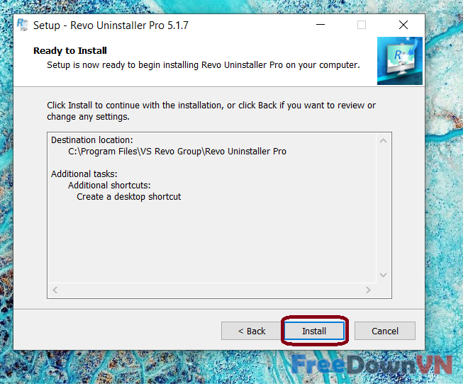 cài đặt Revo Uninstaller Pro