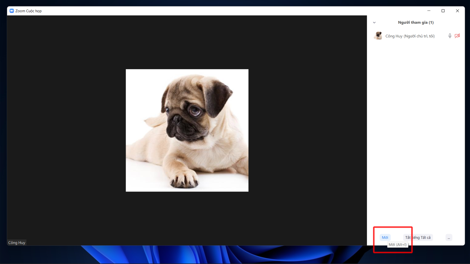 Cách lấy đường link trên Zoom 7 Cách lấy đường link trên Zoom 7