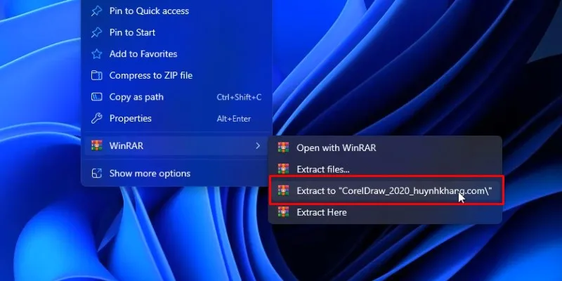 CorelDraw 2020: Download, Cài đặt & Hướng dẫn 11 giải nén phần mềm Corel Draw 2020