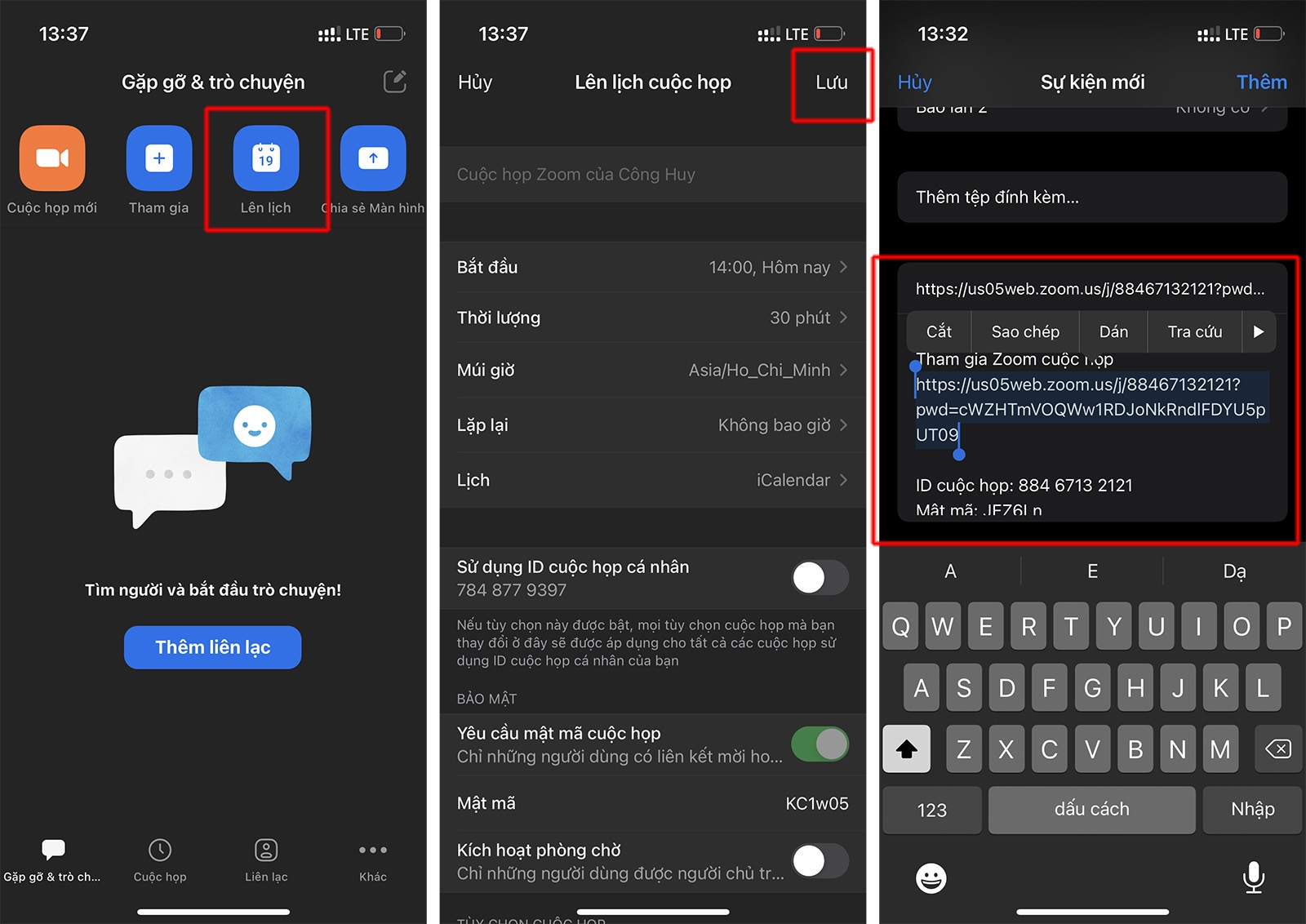 Cách lấy đường link trên Zoom 1 Cách lấy đường link trên Zoom 1