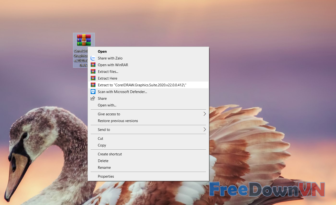 Cài đặt CorelDRAW 2020
