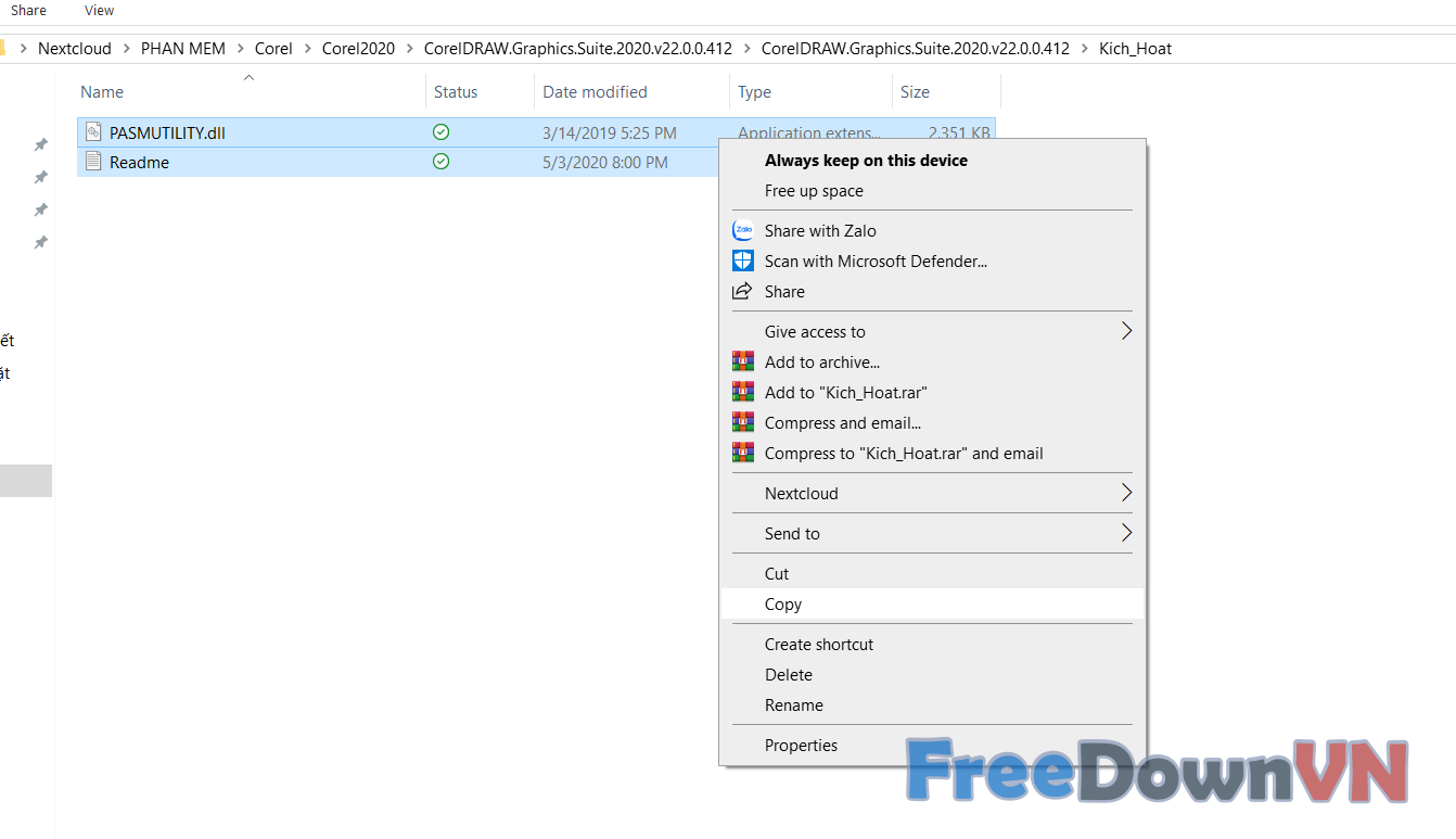 Cài đặt CorelDRAW 2020