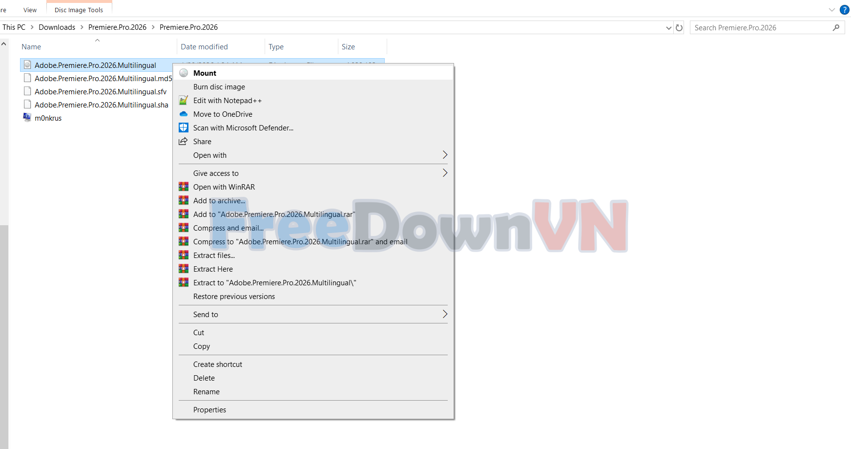 cài đặt Premiere Pro 2026