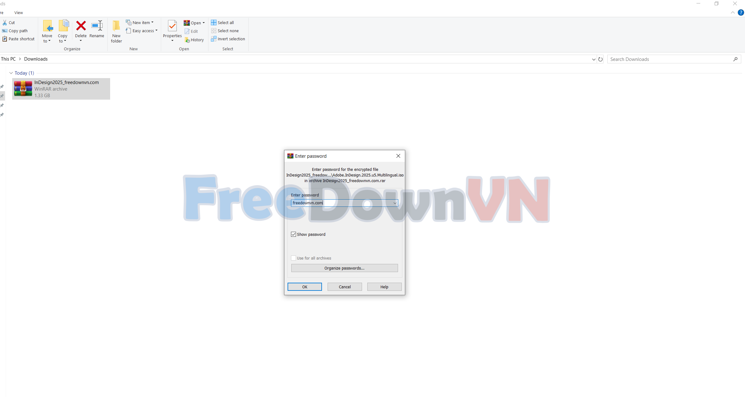 cài đặt Adobe InDesign 2025
