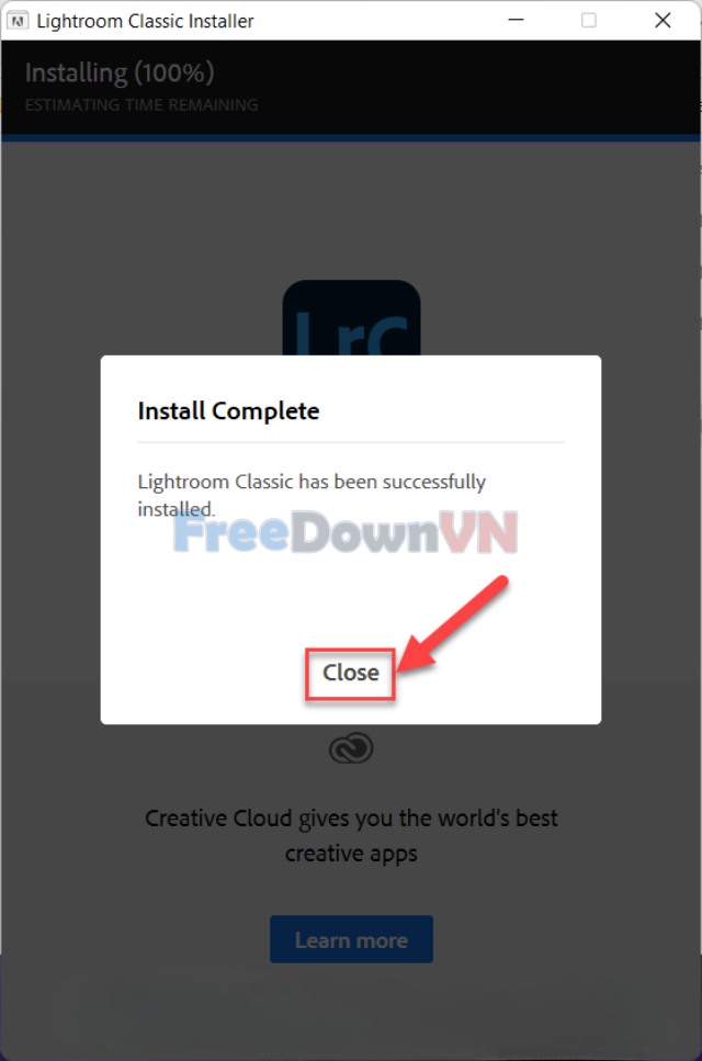cài đặt Lightroom 2025