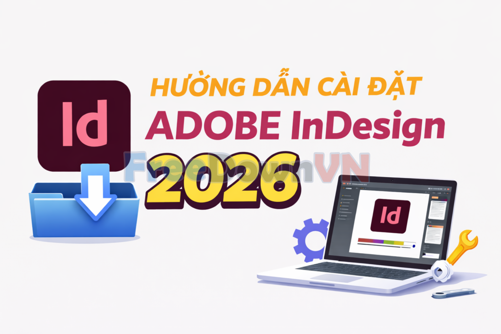 cài đặt adobe indesign 2026