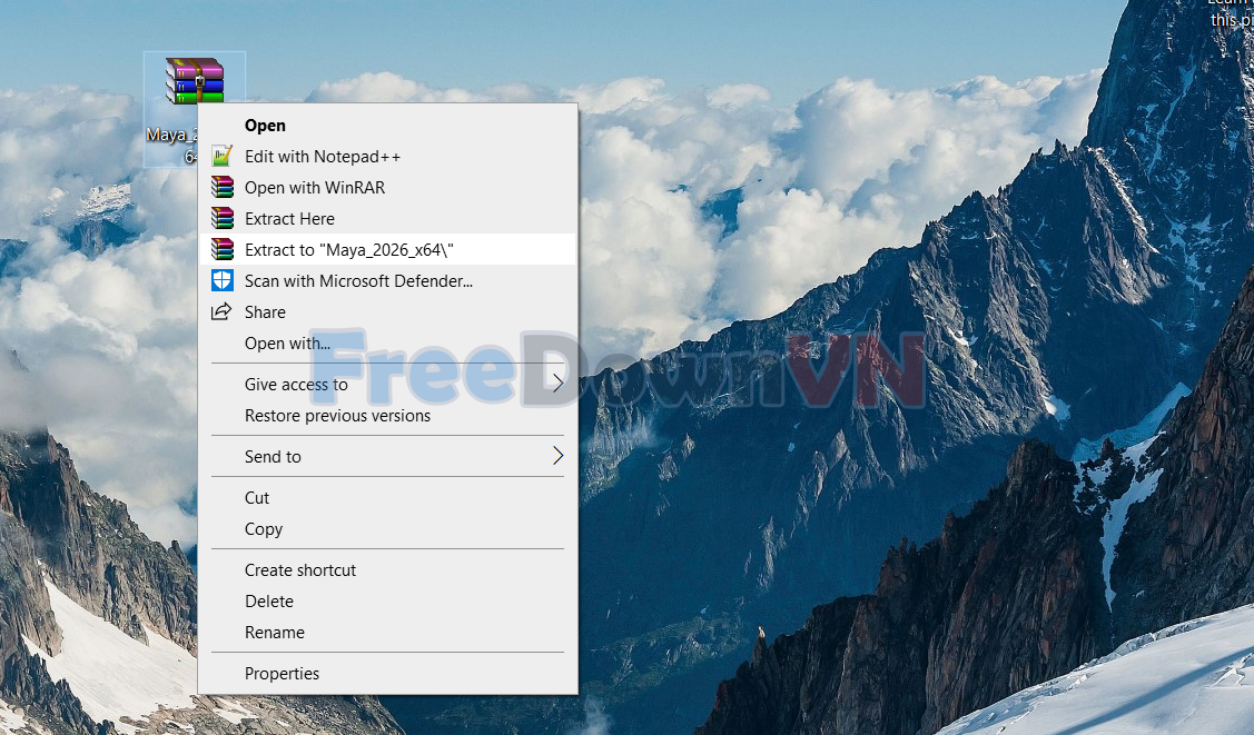 cài đặt Maya 2026