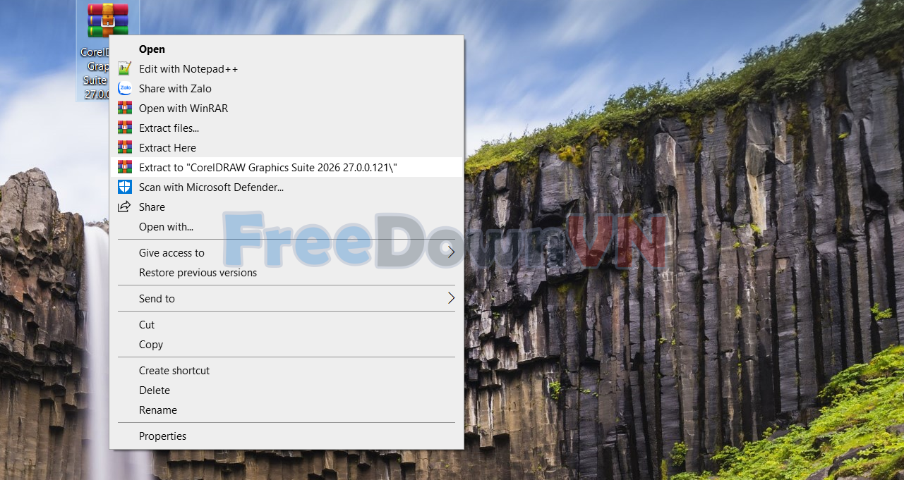 cài đặt CorelDRAW 2026